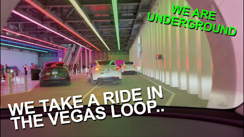 The Parts and Service Desk is in Las Vegas for SEMA 2021, We take a ride in the Vegas Loop