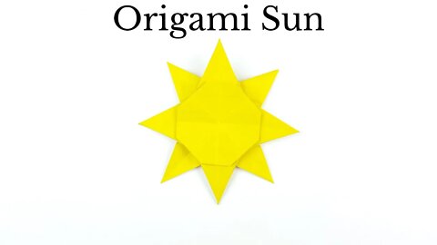 Origami Sun Tutorial - DIY Easy Paper Crafts