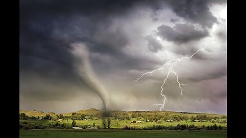 Amazing footage of the evolution of a vicious tornado