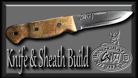 HOW TO MAKE A STUNNING BUSHCRAFT KNIFE & SHEATH FROM START TO FINISH