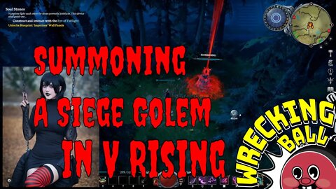 Siege Golem Stone In V Rising Draws A Crowd Of Haters Turned Looters A Castle Raid Commences