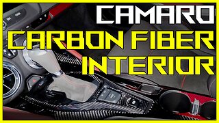 Carbon Fiber Automatic Gear Shifter Trim - 2016+ Camaro - p5