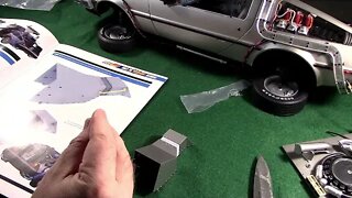 Delorean Build Issue 121 - Reactor Left Exhaust Cowl - Back To the Future Eaglemoss Kit