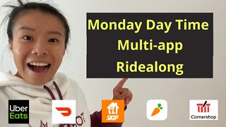 I Did DoorDash Loblaws Shop & Deliver | Monday Day Time Multi-app Ridealong