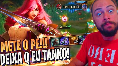 KATARINA OFF TANK É SÉRIO RITO GOMES? LOL ESTÁ UMA BAGUNÇA!