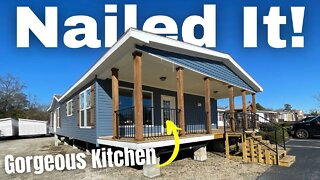 They Absolutely NAILED IT With This Mobile Home! | Home Tour