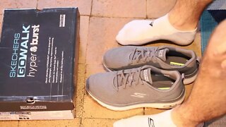 Skechers Go Walk Hyper Burst Mens Shoes First Impressions & Review