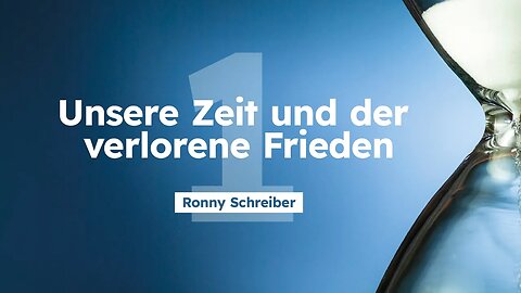 1. Unsere Zeit und der verlorene Frieden # Ronny Schreiber # ASI Tagung 2023