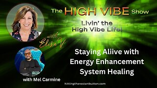 Staying Aliive -Energy Enhancement System Healing with Mel Carmine | The High Vibe Show with Elisa V