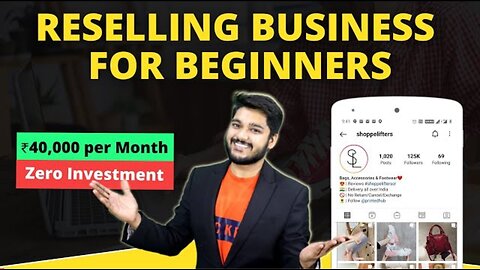 Reselling Business for Beginners | Earn Money Online *40,000 per Month | Social Seller Academy