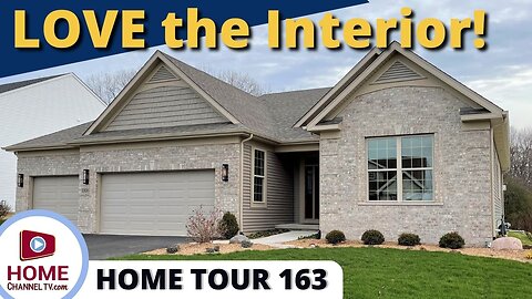 Open House Vlog Tour 163: Beautiful Adams III Ranch Home Design from KLM Builders