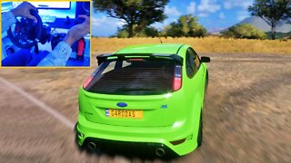 FORZA HORIZON 5 Steering Wheel G29 GAMEPLAY - FORD FOCUS RS 2009