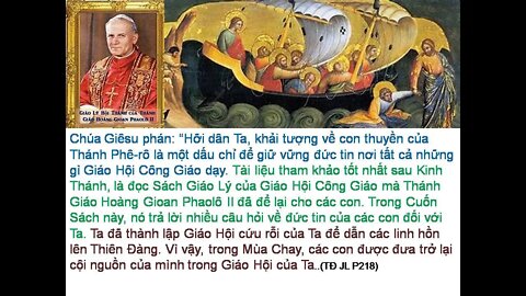 HÃY CHUẨN BỊ TÂM HỒN ĐỂ GẶP CHÚA GIÊSU TRONG CUỘC SOI SÁNG LƯƠNG TÂM ĐÃ GẦN KỀ! Các TĐ JL. P218