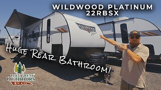 BEST PRICED Couples Coach with HUGE Rear Bathroom! - Wildwood 22RBSX (RV Review)