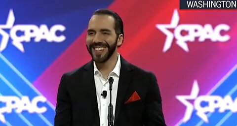 Nayib Bukele en la Conferencia Política de Acción Conservadora