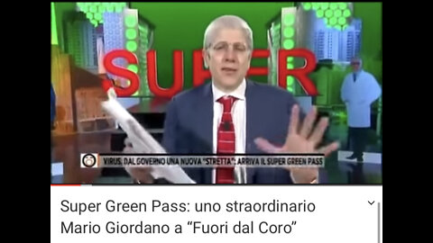 Super Green Pass: uno straordinario Mario Giordano a “Fuori dal Coro”