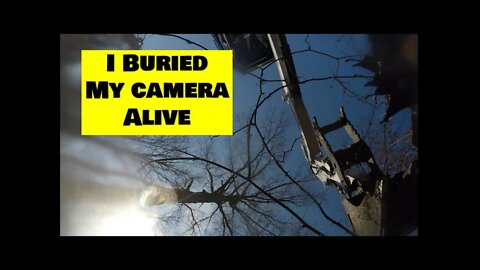 I buried my camera ALIVE!! Bobcat mini excavator cleaning ditches & flooded woods