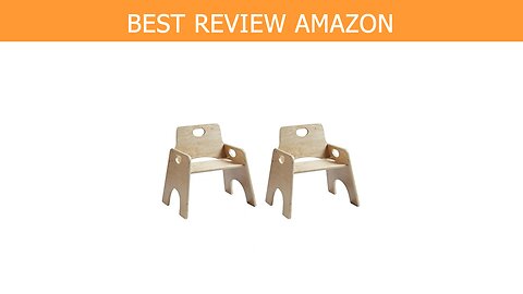 ECR4Kids Stackable Wooden Chair Toddlers Review