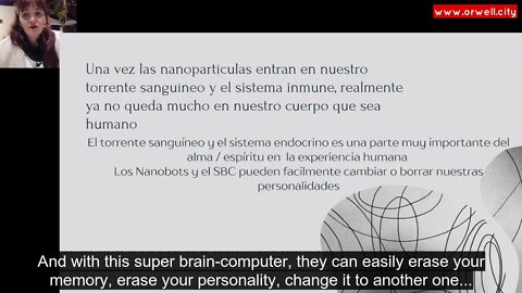Dr. Ana María Oliva on brain-machine hybridization by means of mRNA and nanotechnology