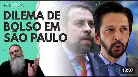 BOULOS está na FRENTE no 1o TURNO em SÃO PAULO, mas RICARDO NUNES ganha no 2o: O DILEMA do BOLSONARO