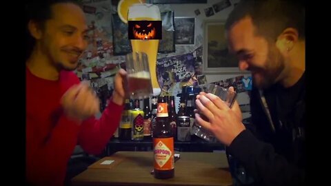 Boo Random Beers - Harpoon Dunkin Pumpkin Spiced Latte Ale & Kentucky Pumpkin Barrel Ale Beer Review