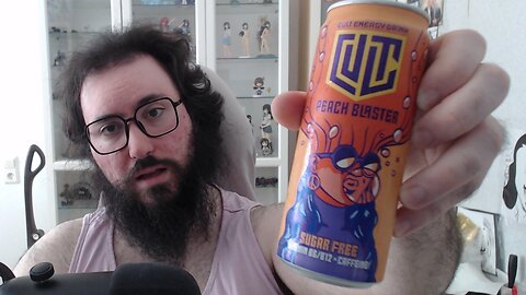 Drink Review! Cult Energy Peach Blaster, Livestreaming, Balding Chad Chili Farmer, Spicy Memelord