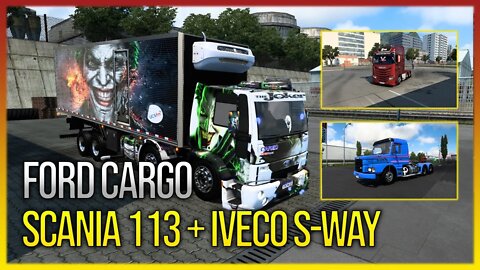 FORD CARGO SCANIA 113 + IVECO SWAY EURO TR