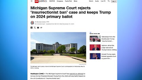 Trump wins Michigan court primary ballot challenge - REUTERS