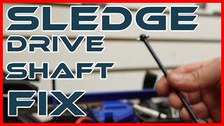 Traxxas Sledge | How to fix the drive shaft pin