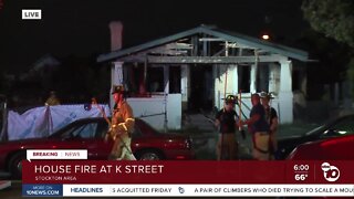 House considered total loss after fire on K Street