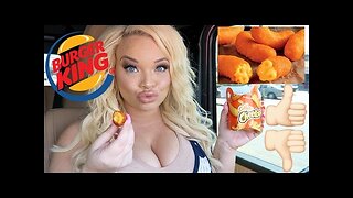 TRYING NEW BURGER KING'S MAC N' CHEETOS | Trisha Paytas