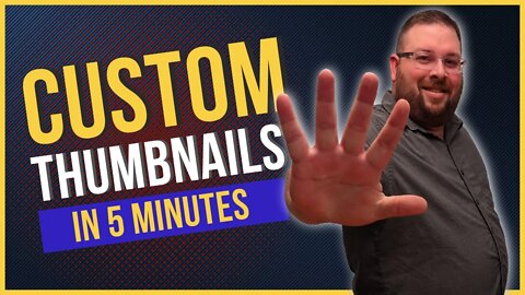 How I Make YouTube Thumbnails In 5 Minutes | Canva Tutorial