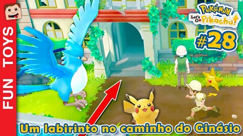 Pokémon: Let's Go #28 ⚡️ Um Labirinto em uma Mansão tem a CHAVE para o próximo GINÁSIO! PT-BR 1080p