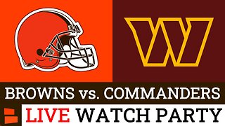 Browns vs. Commanders LIVE Streaming Scoreboard