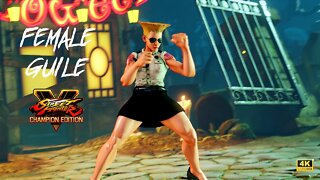 Street Fighter V Female Guile