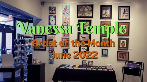 Vanessa Temple is Artist of the Month at the Mesquite Fine Arts Center.