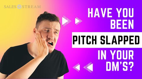 PITCH SLAPPED! If you have been cold pitched in your DM's then you will relate to this!