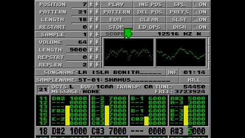 Atari ST Protracker Mods - La Isla Bonita