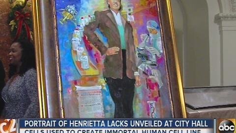 Portrait of Henrietta Lacks unveiled at Baltimore City Hall