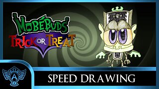 Speed Drawing: MobéBuds Trick or Treat - Toxigoile | A.T. Andrei Thomas 2023