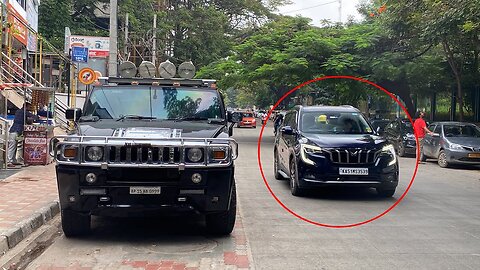 HUMMER H2 - SIZE COMPARISON with INDIAN SUVs | HUGE ROAD Presence