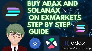 STEP BY STEP GUIDE TO BUY SOLANAX AND ADAX TOKENS ON EXMARKETS
