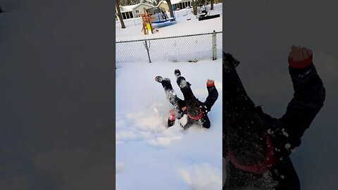 epic snow stunt