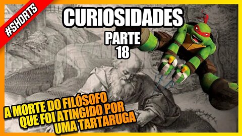 O FILÓSOFO GREGO QUE PERDEU A VIDA ATINGIDO POR UMA TARTARUGA #shorts #história #curiosidade