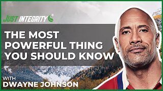 The Most Powerful Thing You Should Know | Dwayne Johnson