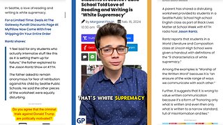 Victor Reacts: Everything Is White Supremacy, Even Reading?