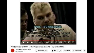 Phil Schneider at Preparedness Expo in 1995 in Denver, CO on 9.22 includes UFO's/UAP's