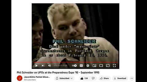 Phil Schneider at Preparedness Expo in 1995 in Denver, CO on 9.22 includes UFO's/UAP's