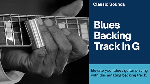 Smooth 12 Bar Blues Backing Track | 🎸🔥