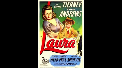 Laura (1944) Dana Andrews, Clifton Webb, Vincent Price, Judith Anderson